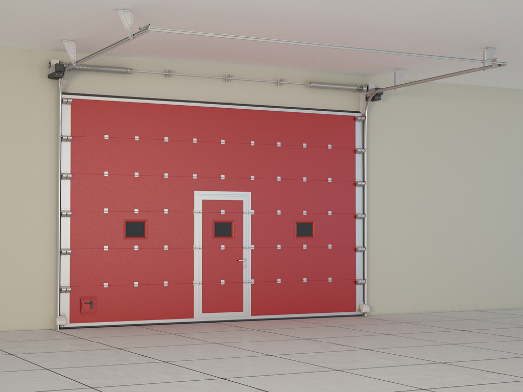 Olovga chidamli oyna (o‘lchami 400 × 300 mm) eshik polotnosida uning ekspluatatsiyasini qulaylashtiradi, eshik orqasidagi maydonni ko‘rishni ta'minlaydi. Oyna, yong‘in sodir bo‘lgan xonadan olovning chiqishiga ishonchli to‘sqinlik qiladi, chunki mustahkam po‘lat ramkasi yuqori mexanik yukni boshdan kechirishga qodir va yuqori haroratlar va sezilarli harorat farqlarida deformatsiyaga uchramaydi. Yong‘inga qarshi luqma (o‘lchami 200 × 200 mm) eshikni ochish zaruriyatisiz yong‘inni o‘chirish uchun qo‘llaniladi.